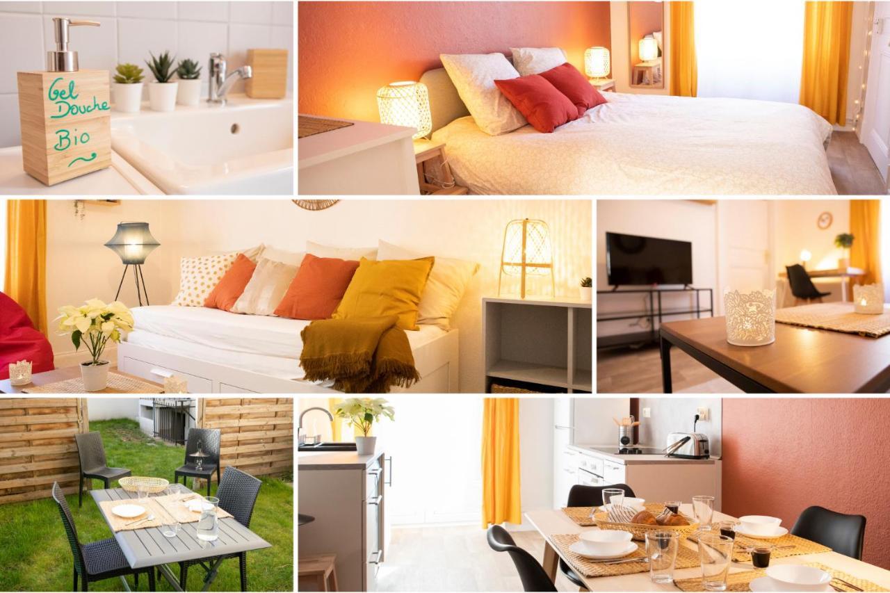 Green Appart Le Chene Rouge Avec Jardin Prive Apartment Mulhouse Bagian luar foto